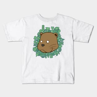 Otter Doodle Color Kids T-Shirt